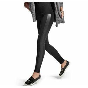 Athleta Faux Leather Tux Metro leggings